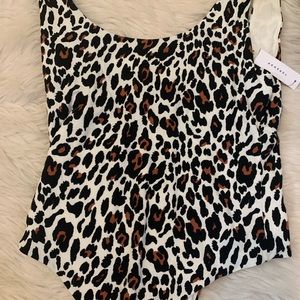 Top shop leopard print body suit!